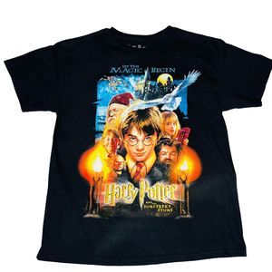 Harry Potter and the Sorcerer's Stone Kids T-Shirt Size XL (14/16) Let the Magic